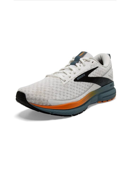 Brooks Other - New Brooks Trace 3 White/Orange/Goblin Blue Neutral Running Shoes Men’s